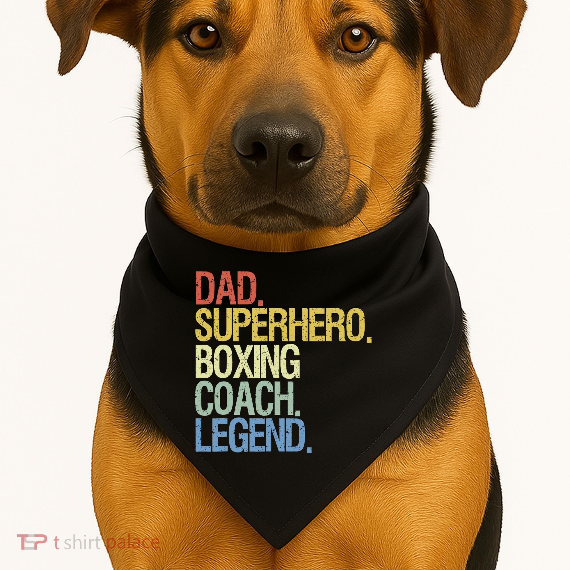 Boxing Coach USA-Made Doggie Bandana