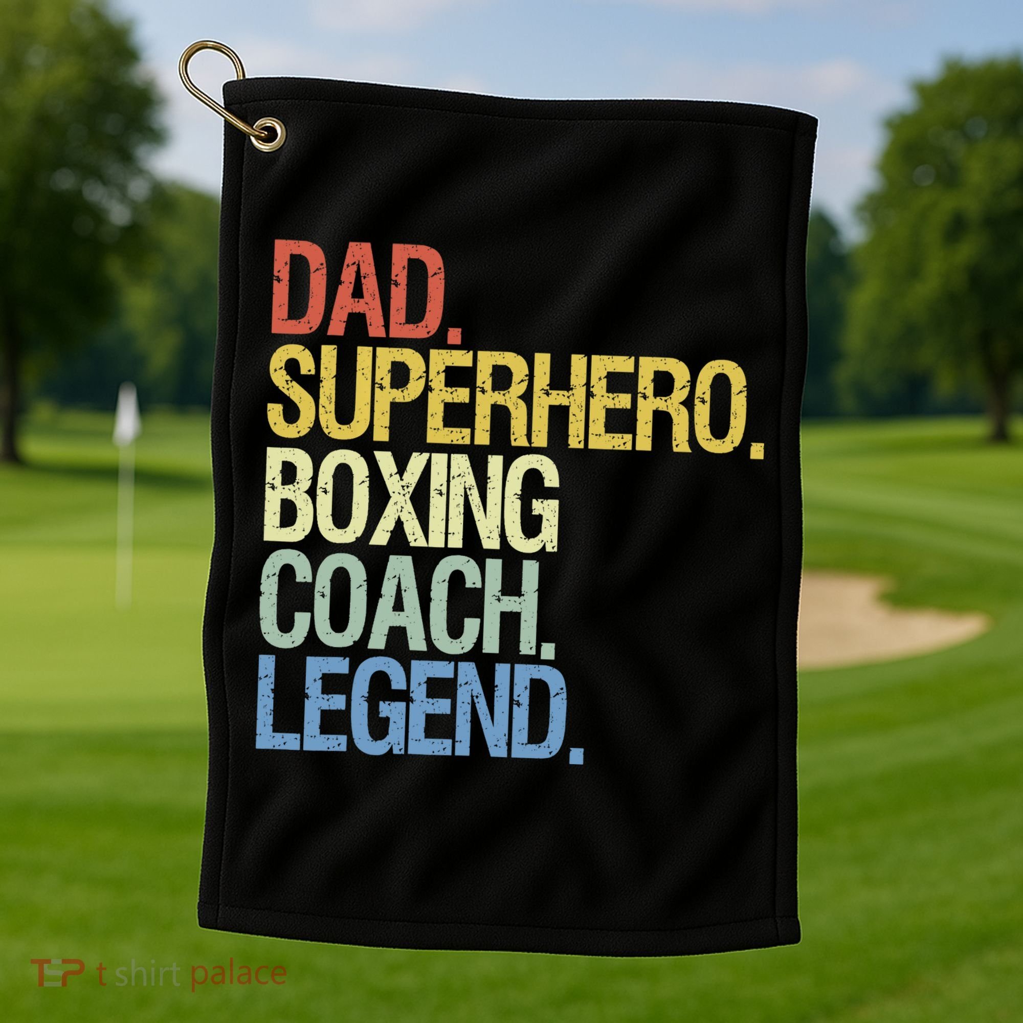 Boxing Coach Golf Towel