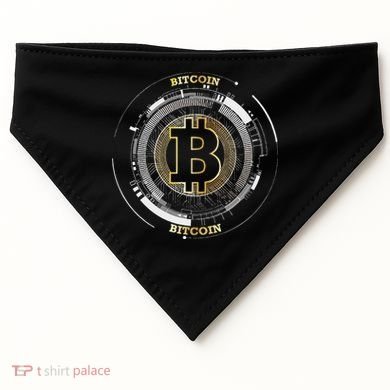 Bitcoin Coin Btc Crypto Currency Traders Blockchain Miners USA-Made Doggie Bandana