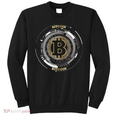 Bitcoin Coin Btc Crypto Currency Traders Blockchain Miners Sweatshirt