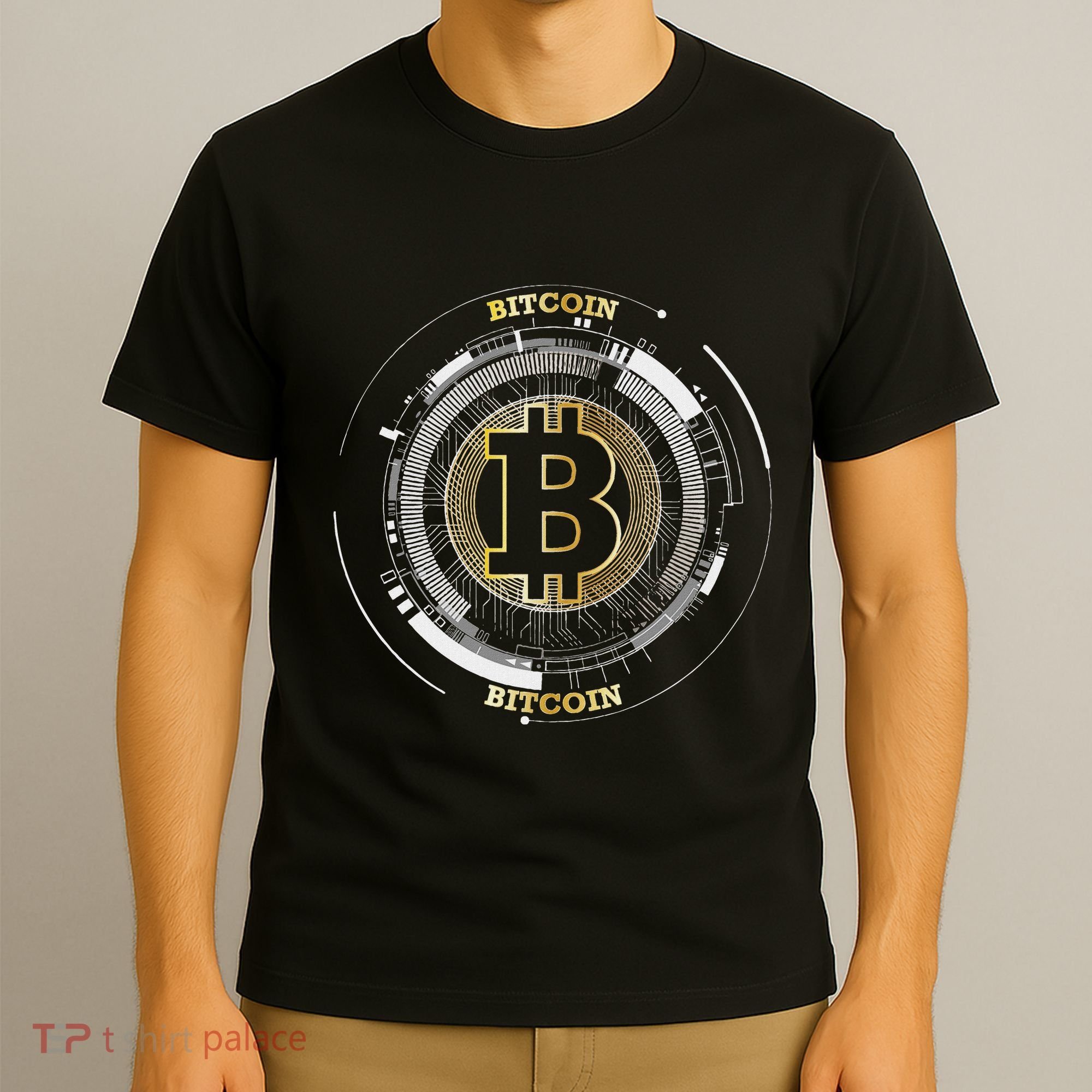 Bitcoin Coin Btc Crypto Currency Traders Blockchain Miners T-Shirt