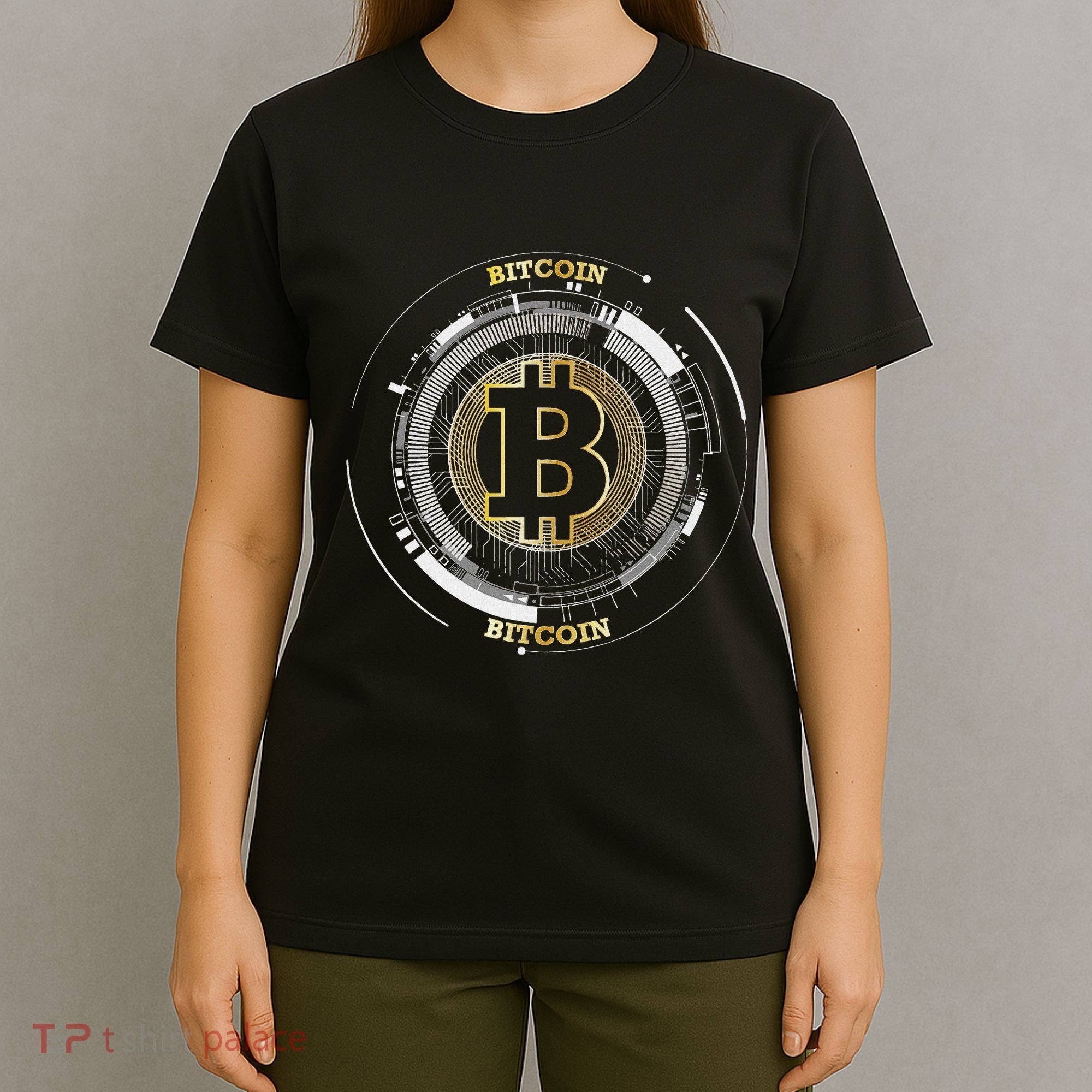 Bitcoin Coin Btc Crypto Currency Traders Blockchain Miners T-Shirt