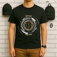 Bitcoin Coin Btc Crypto Currency Traders Blockchain Miners T-Shirt thumb 6