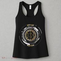 Bitcoin Coin Btc Crypto Currency Traders Blockchain Miners Women's Tank Top thumb 3