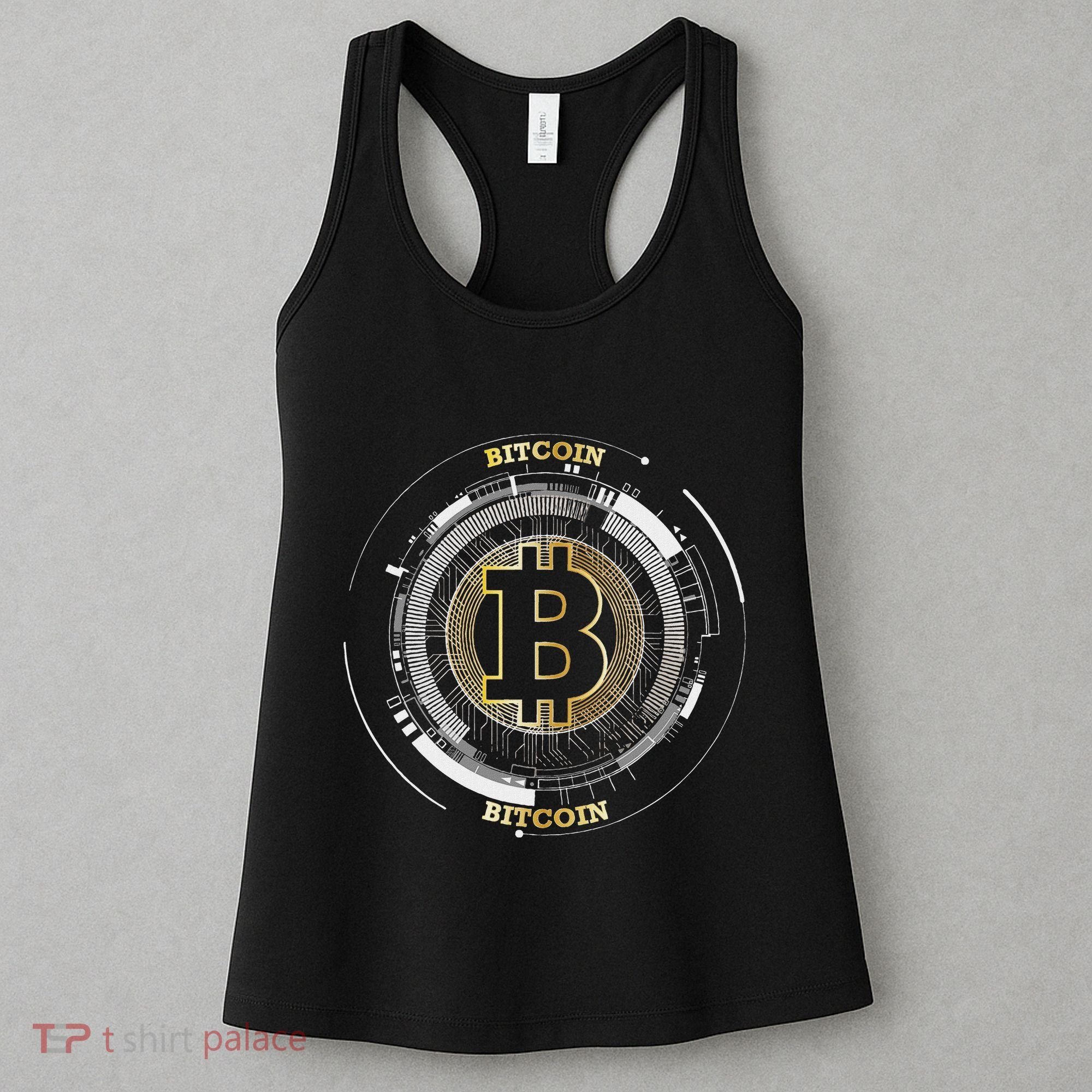 Bitcoin Coin Btc Crypto Currency Traders Blockchain Miners Women's Tank Top
