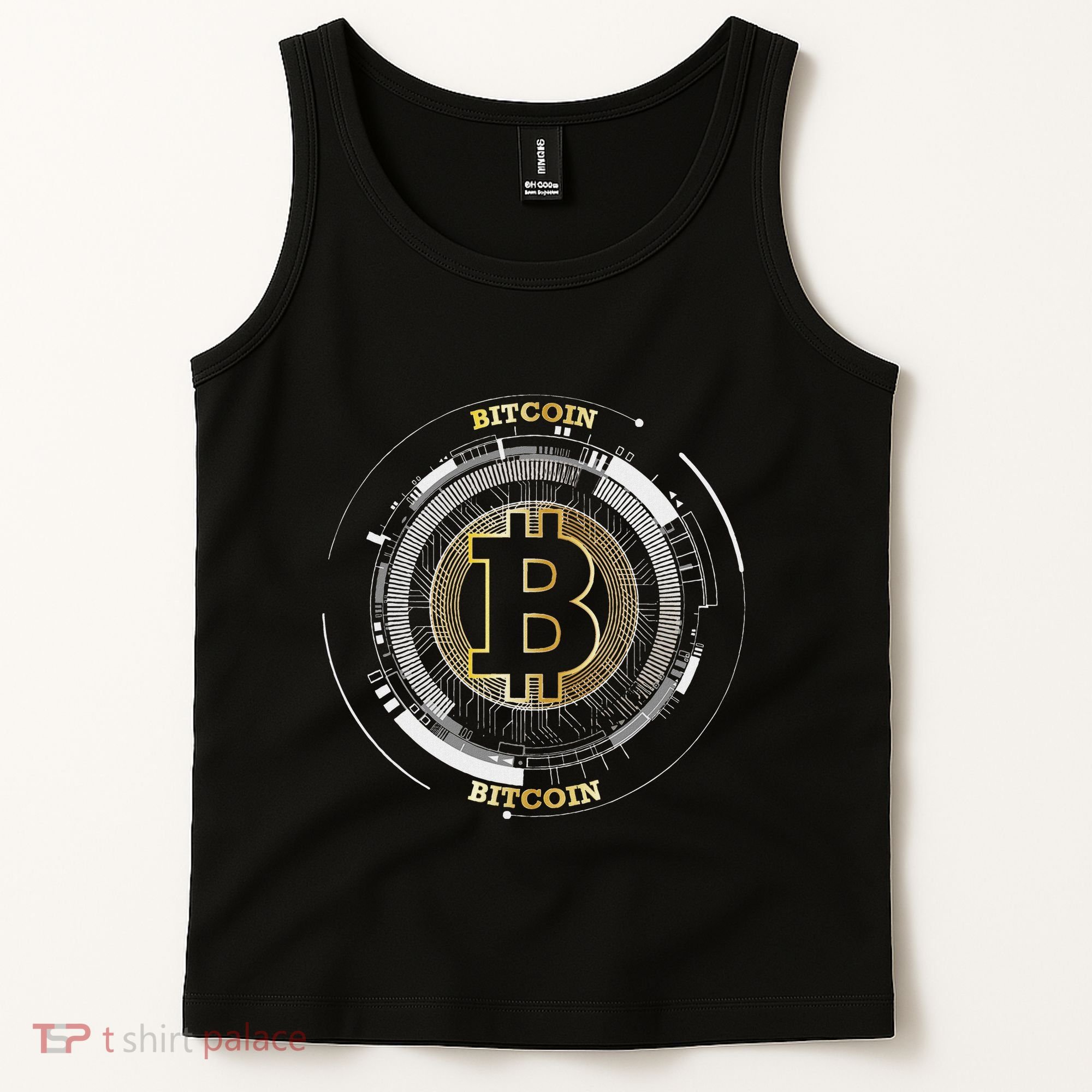 Bitcoin Coin Btc Crypto Currency Traders Blockchain Miners Tank Top