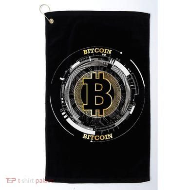 Bitcoin Coin Btc Crypto Currency Traders Blockchain Miners Golf Towel