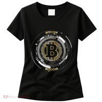 Bitcoin Coin Btc Crypto Currency Traders Blockchain Miners Women's T-Shirt thumb 0