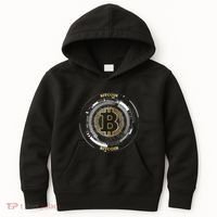 Bitcoin Coin Btc Crypto Currency Traders Blockchain Miners Kids Hoodie thumb 0