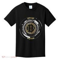 Bitcoin Coin Btc Crypto Currency Traders Blockchain Miners Kids T-Shirt thumb 0