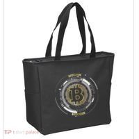 Bitcoin Coin Btc Crypto Currency Traders Blockchain Miners Tote Bag thumb 2