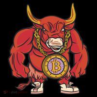 Bitcoin Chain Bull Backpack thumb 2