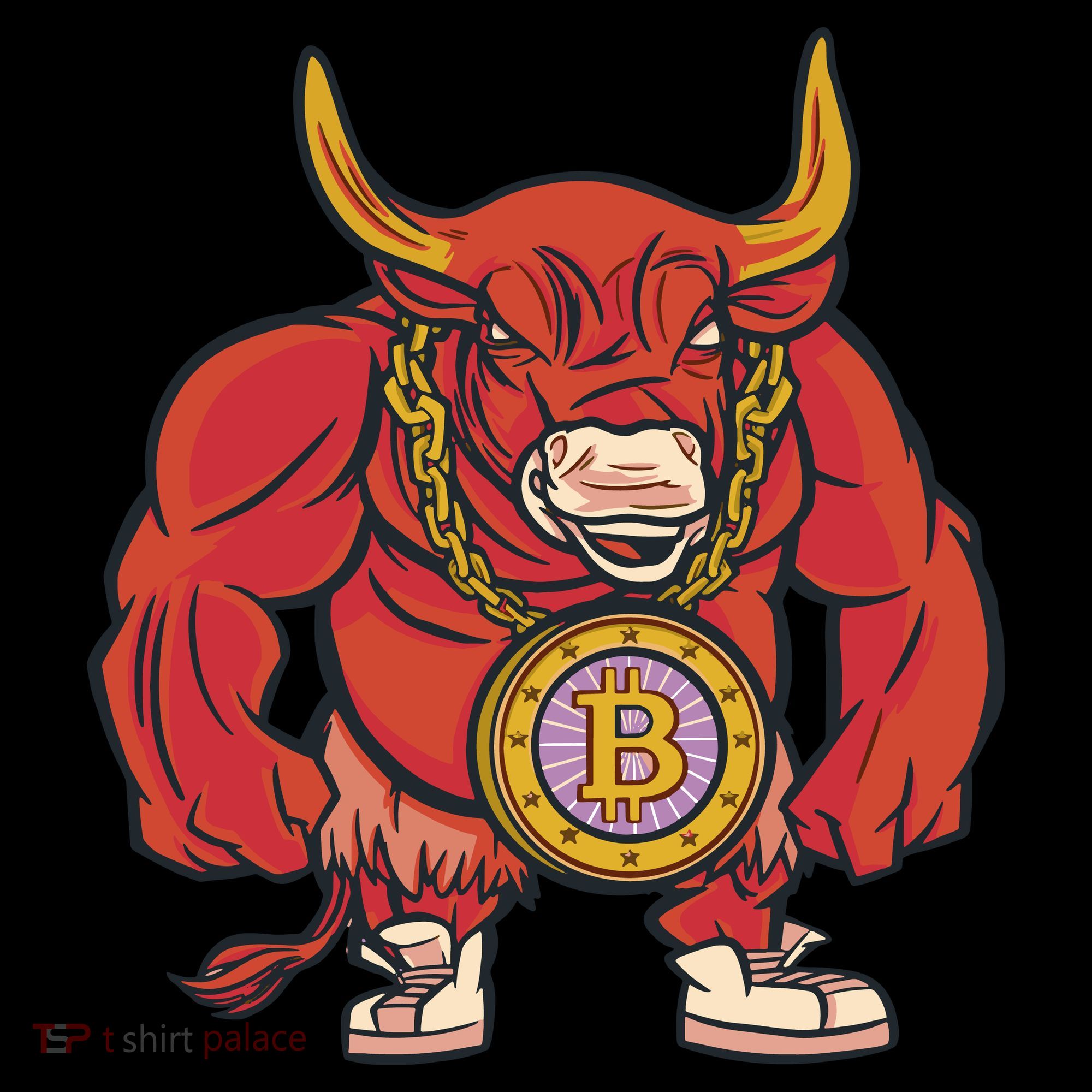Bitcoin Chain Bull Bucket Hat