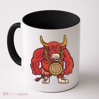 Bitcoin Chain Bull Coffee Mug thumb 0