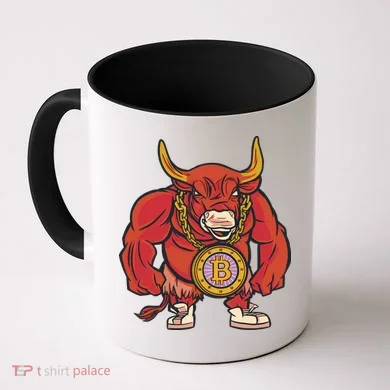 Bitcoin Chain Bull Coffee Mug
