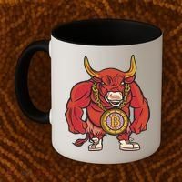 Bitcoin Chain Bull Coffee Mug thumb 2