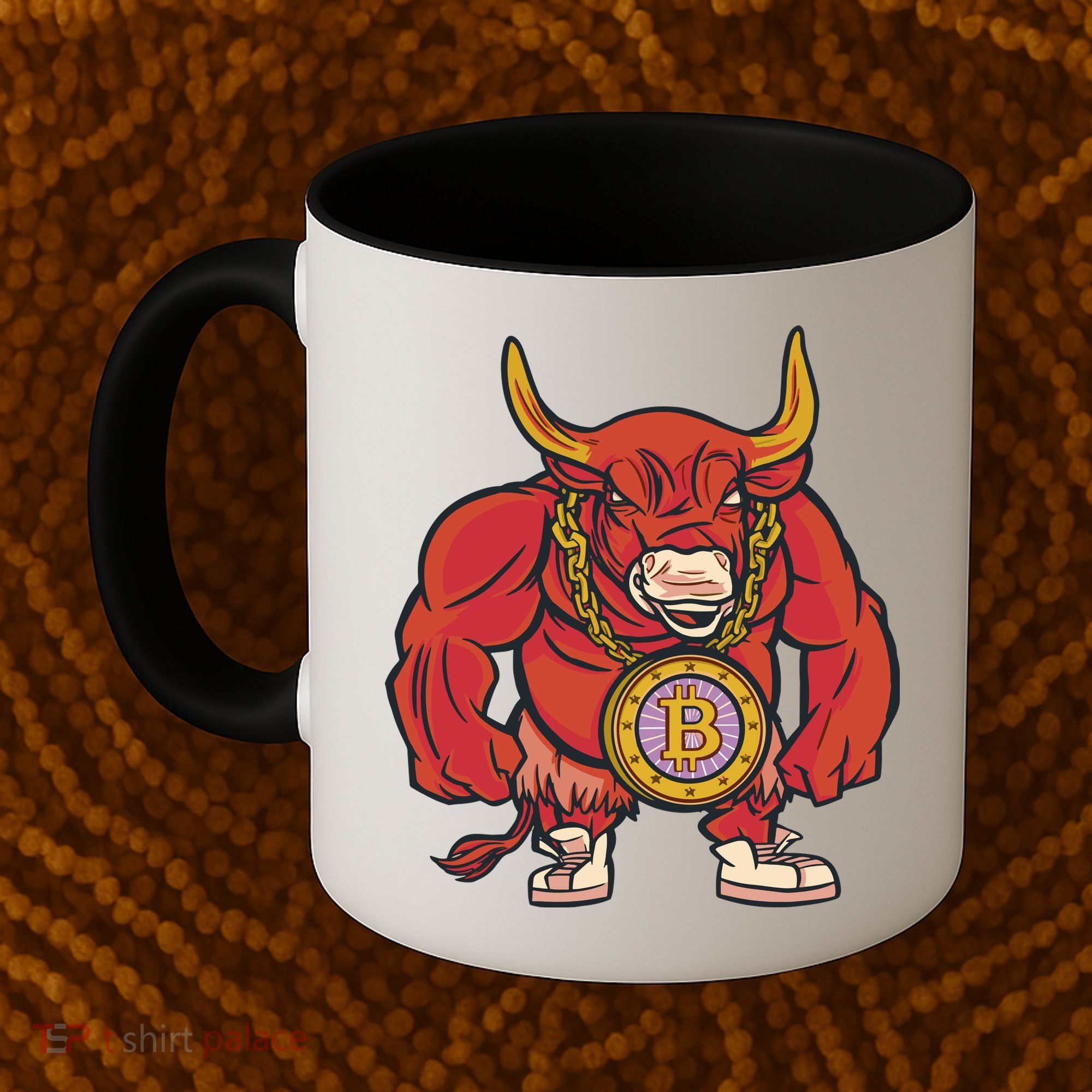 Bitcoin Chain Bull Coffee Mug
