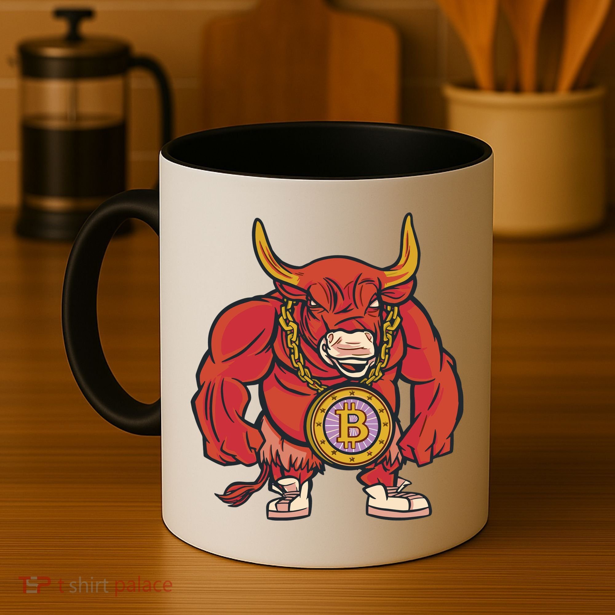 Bitcoin Chain Bull Coffee Mug