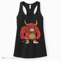 Bitcoin Chain Bull Women's Tank Top thumb 0