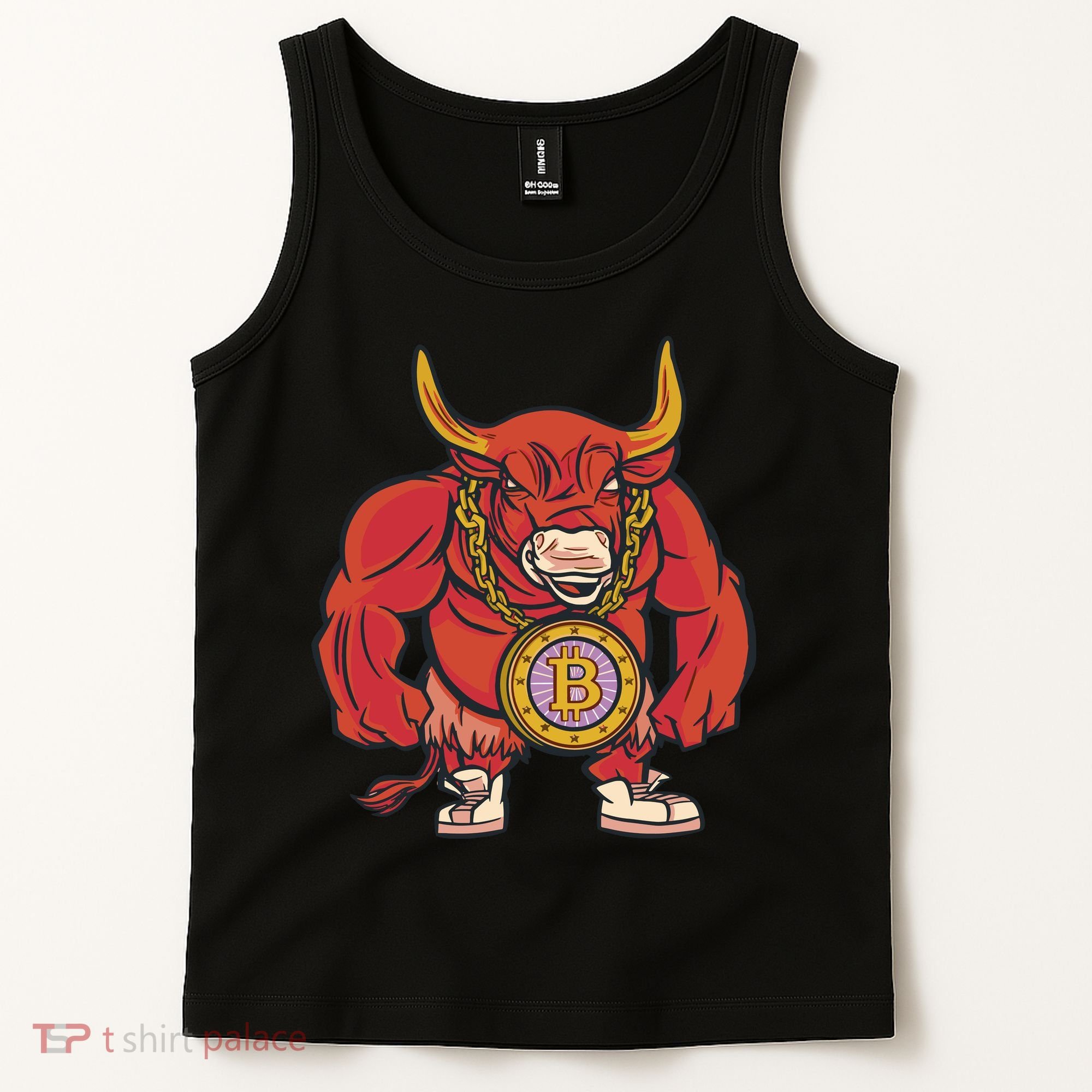 Bitcoin Chain Bull Tank Top