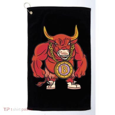 Bitcoin Chain Bull Golf Towel