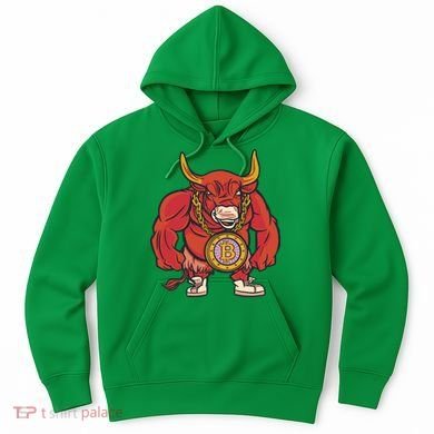 Bitcoin Chain Bull Hoodie