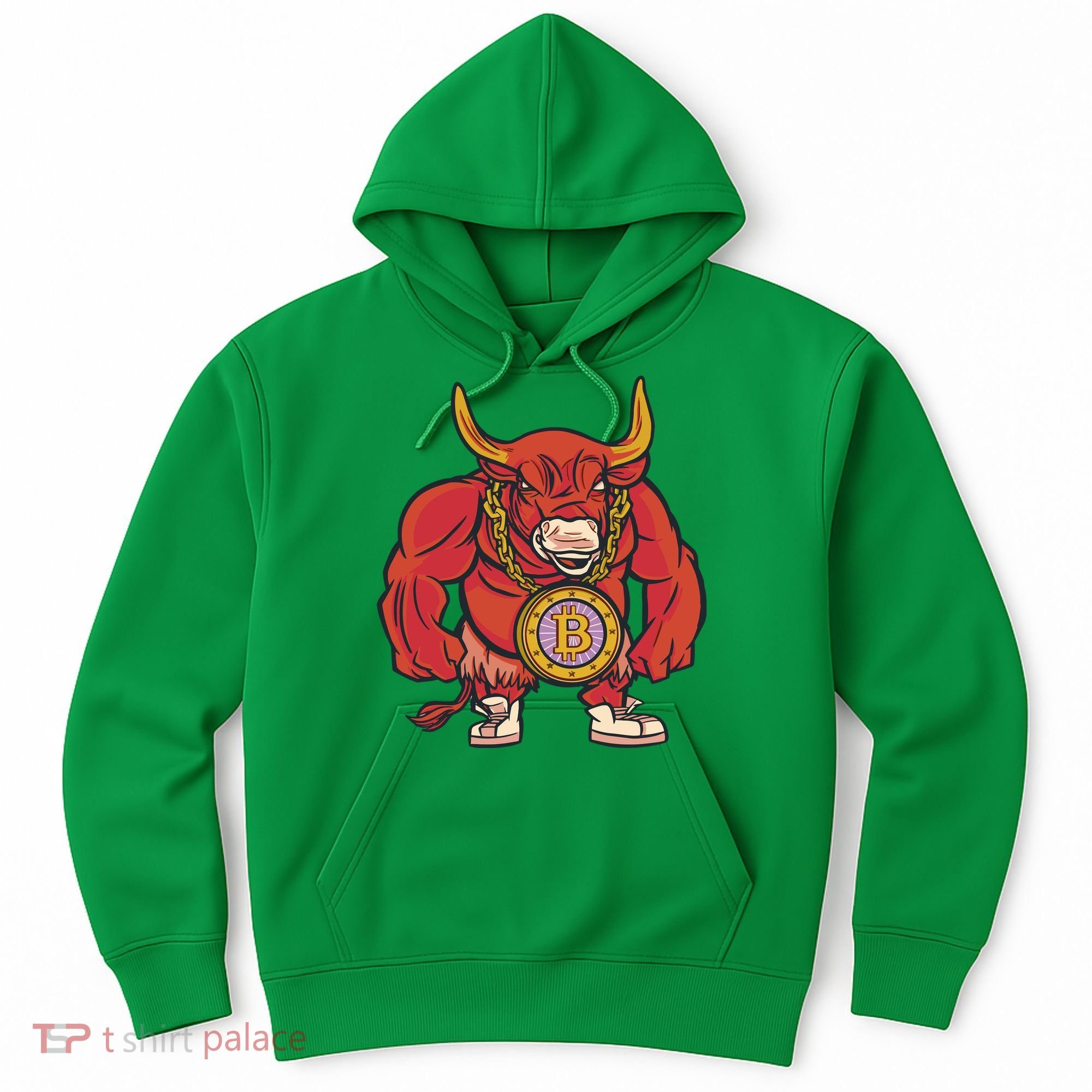 Bitcoin Chain Bull Hoodie