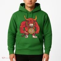 Bitcoin Chain Bull Hoodie thumb 2