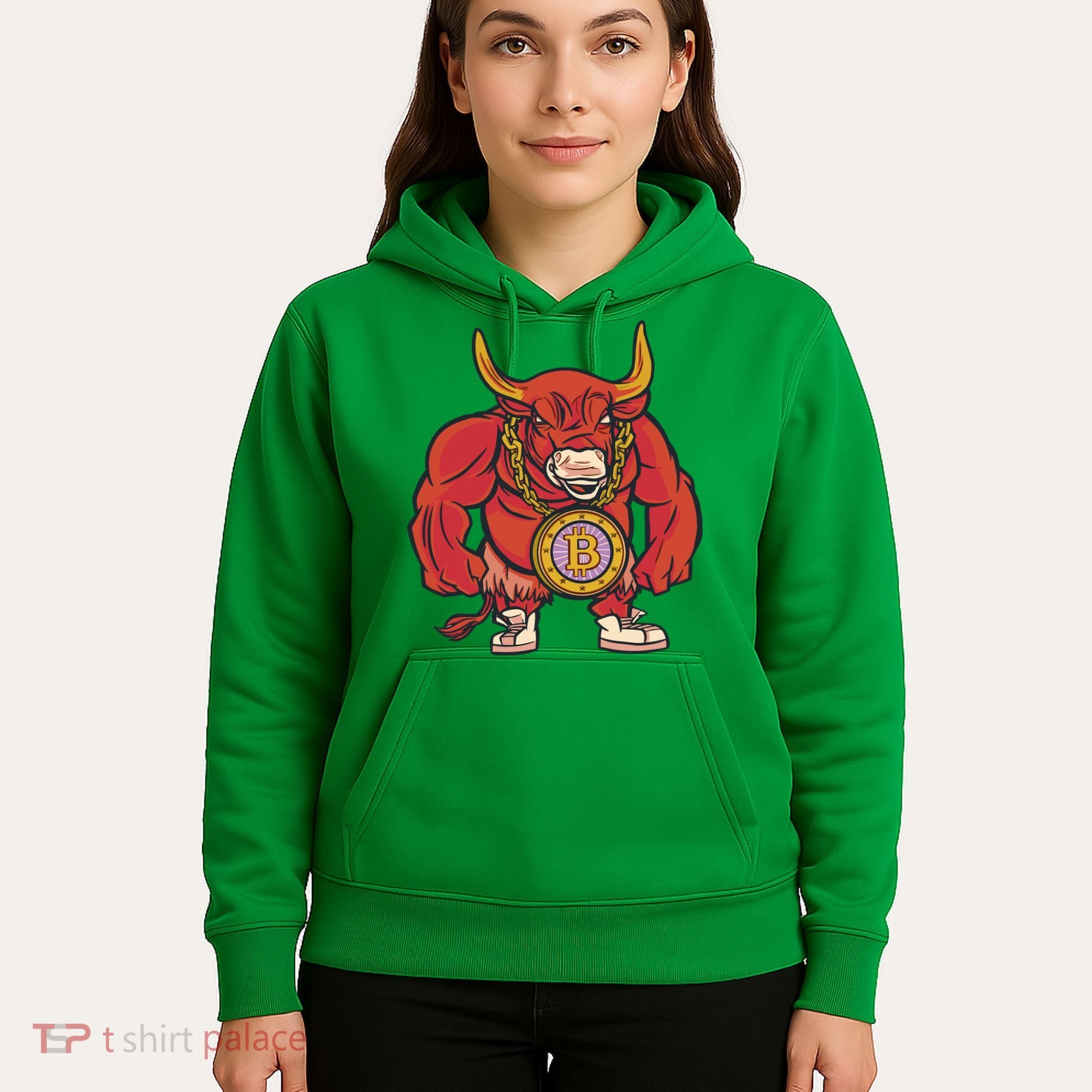 Bitcoin Chain Bull Hoodie