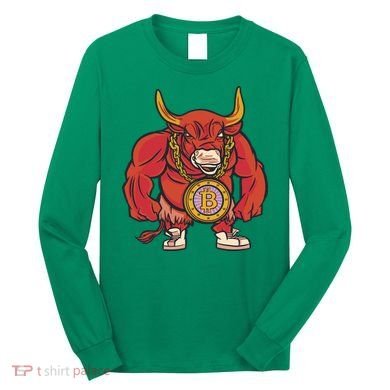 Bitcoin Chain Bull Long Sleeve Shirt
