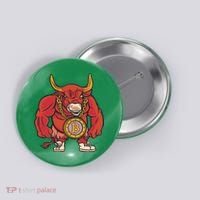 Bitcoin Chain Bull Button thumb 0
