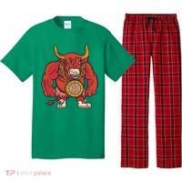 Bitcoin Chain Bull Pajama Set thumb 0