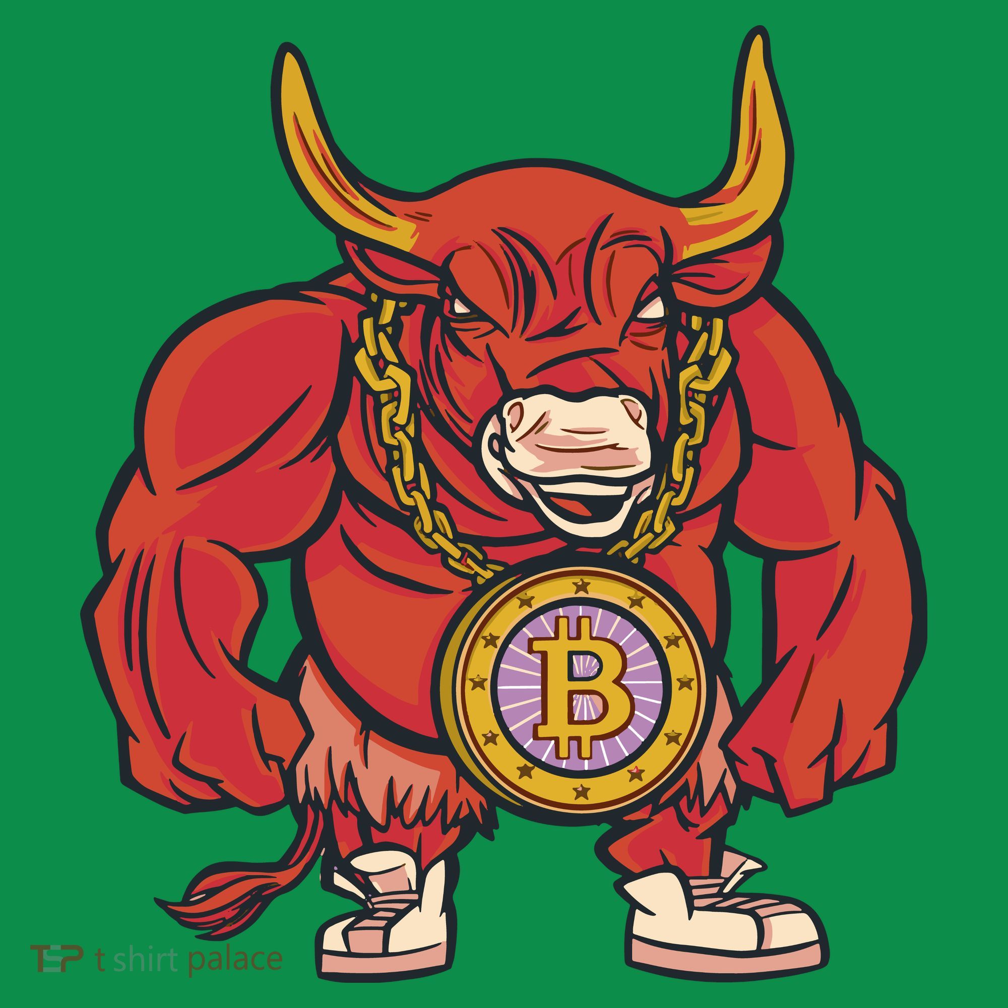 Bitcoin Chain Bull Pajama Set