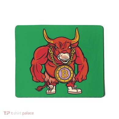 Bitcoin Chain Bull Mousepad