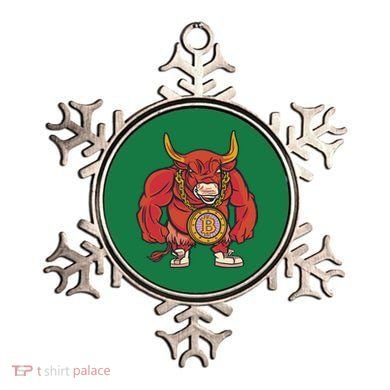 Bitcoin Chain Bull Ornament