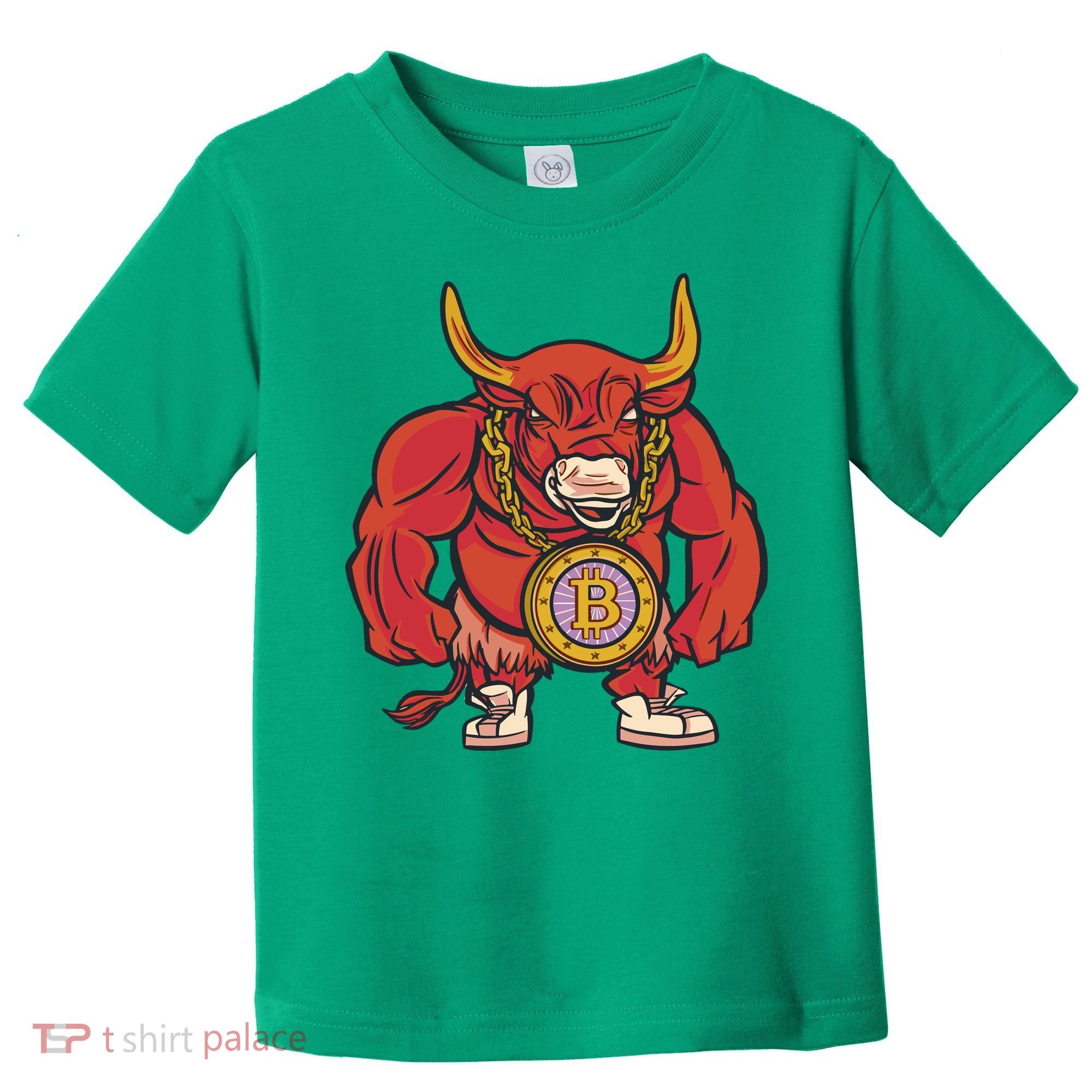 Bitcoin Chain Bull Toddler T-Shirt