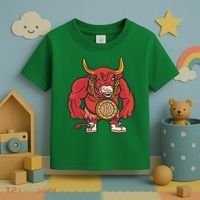 Bitcoin Chain Bull Toddler T-Shirt thumb 3