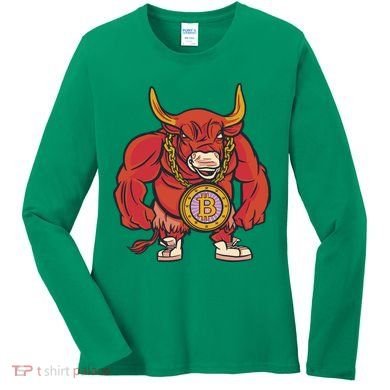 Bitcoin Chain Bull Women's Long Sleeve Shirt