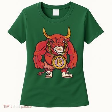 Bitcoin Chain Bull Women's T-Shirt