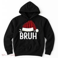 Bruh Christmas Hoodie thumb 0