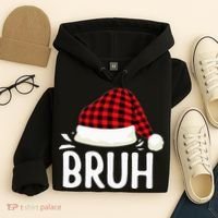 Bruh Christmas Hoodie thumb 4