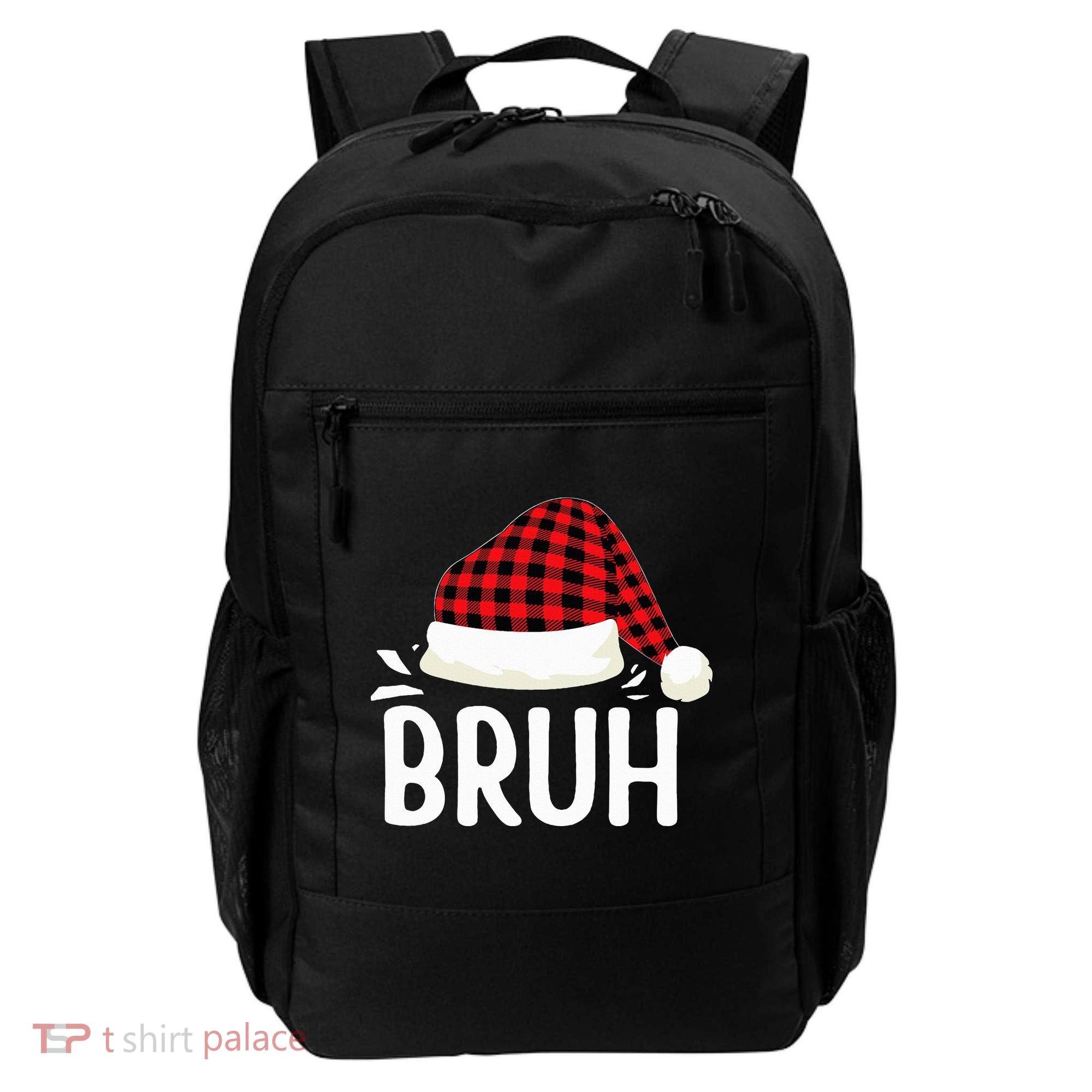 Bruh Christmas Backpack