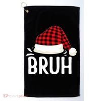 Bruh Christmas Golf Towel thumb 0