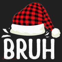 Bruh Christmas Golf Towel thumb 3