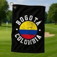Bogota Colombia Golf Towel thumb 1