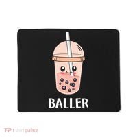 Baller Cat Boba Tea Bubble Tea Anime Kawaii Neko Strawberry Graphic Mousepad thumb 0