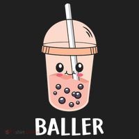 Baller Cat Boba Tea Bubble Tea Anime Kawaii Neko Strawberry Graphic Golf Towel thumb 3