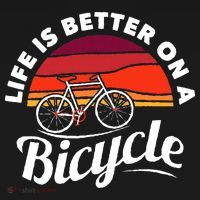 Bike Cycling Biking Cyclist Retro Theme Bicycle Quote Saying Women's Hoodie thumb 2