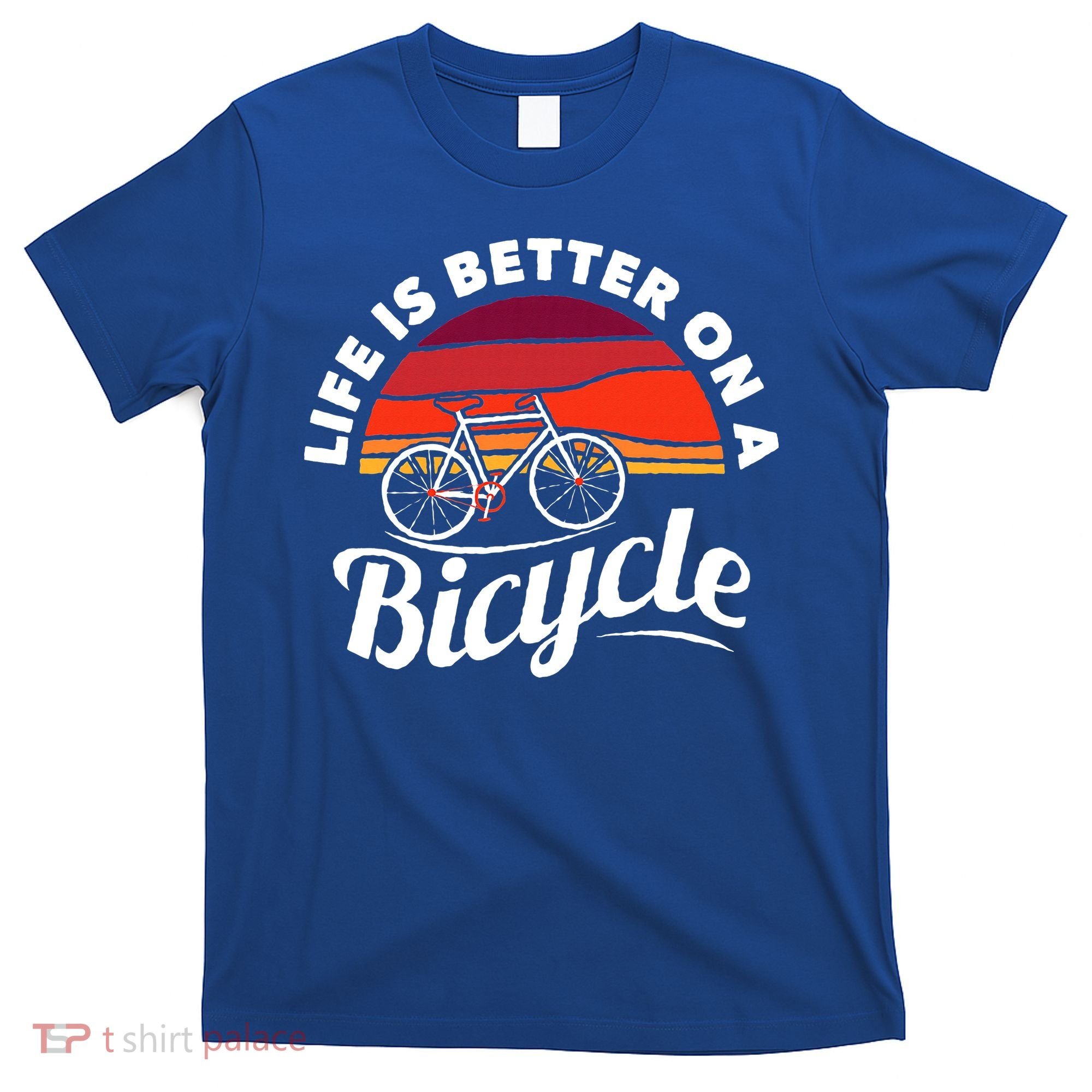 Bike Cycling Biking Cyclist Retro Theme Bicycle Quote Saying T-Shirt