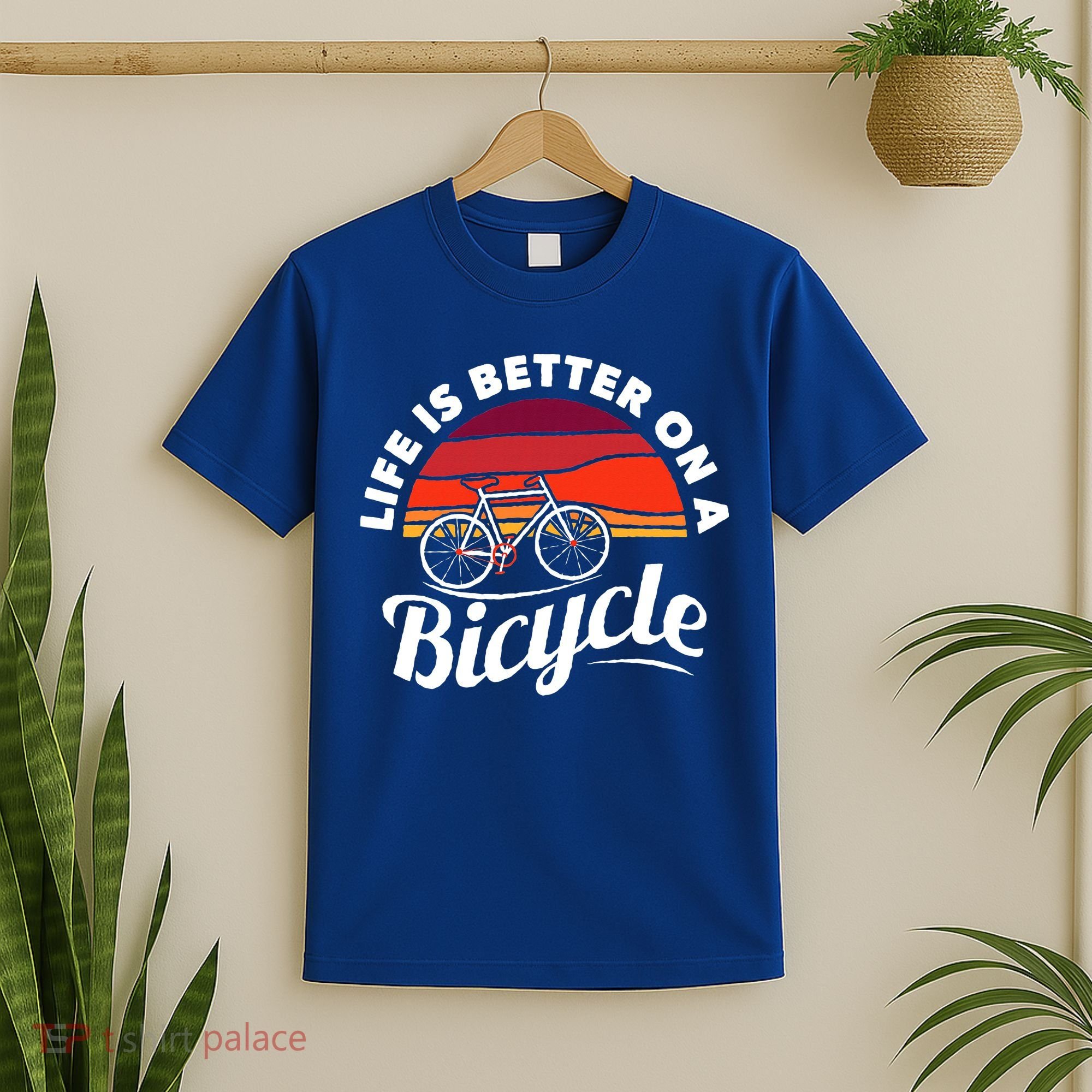 Bike Cycling Biking Cyclist Retro Theme Bicycle Quote Saying T-Shirt